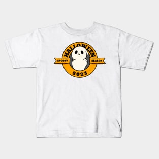 Halloween 2023 Spooky Season Ghost Kids T-Shirt